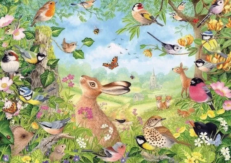 Otter House Animals & Wildlife* - Wildlife Haven - Rspb - 1000 Piece Jigsaw Puzzle