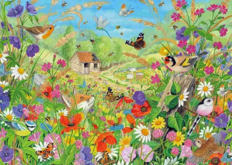 Otter House Animals & Wildlife* - Wildlife Meadow - 1000 Piece Jigsaw Puzzle