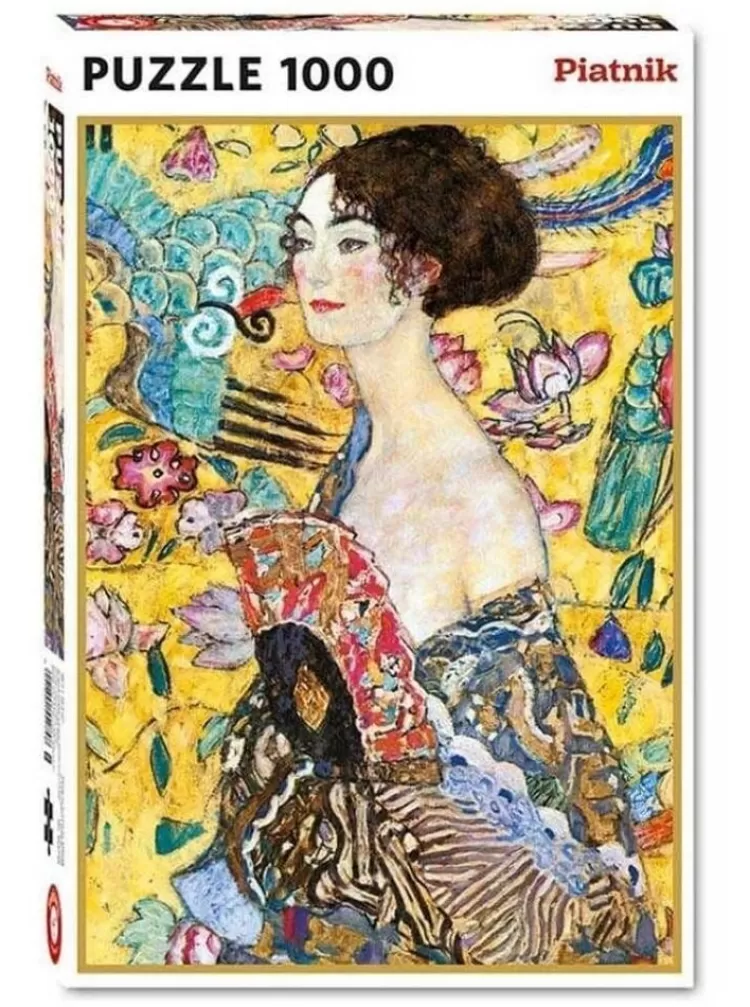 Piatnik Art* - Klimt Lady With Fan - 1000 Piece Jigsaw Puzzle