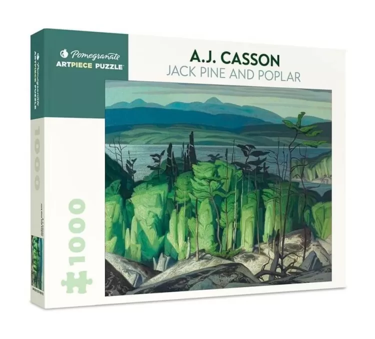 Pomegranate Flowers & Gardens* - A J Casson Jack Pine And Popular - 1000 Piece Jigsaw Puzzle