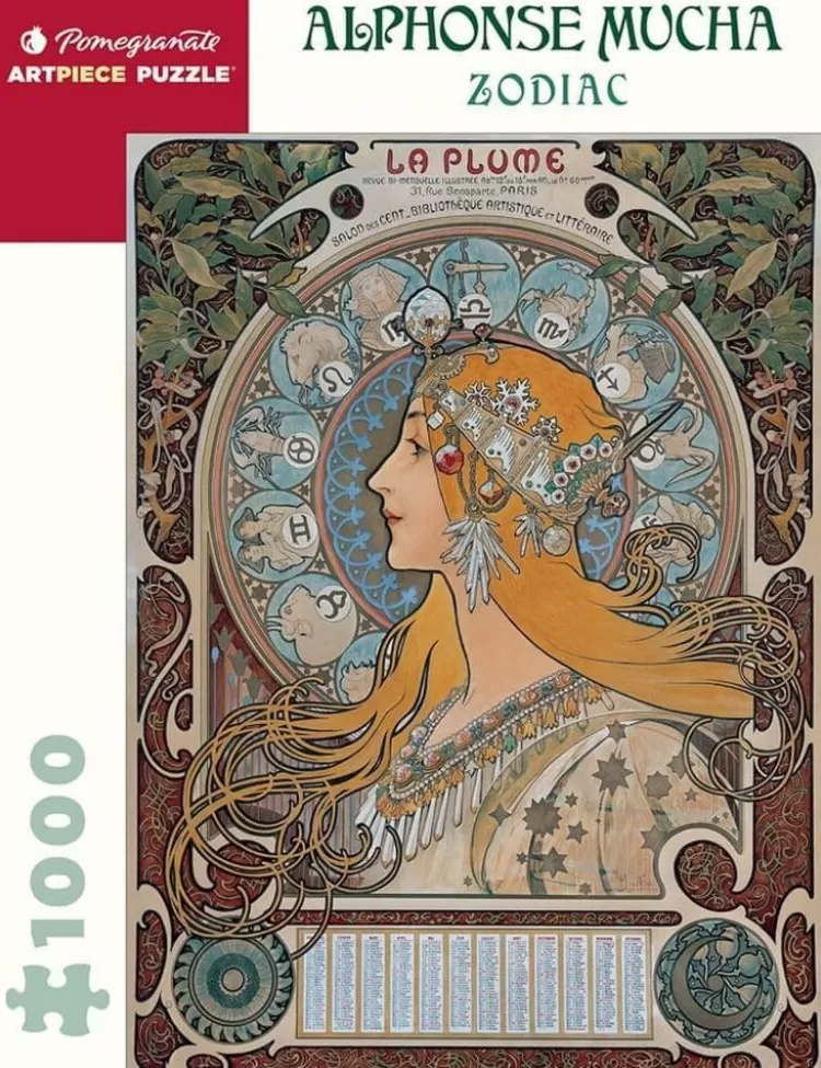 Pomegranate Art* - Alphonse Mucha Zodiac - 1000 Piece Jigsaw Puzzle