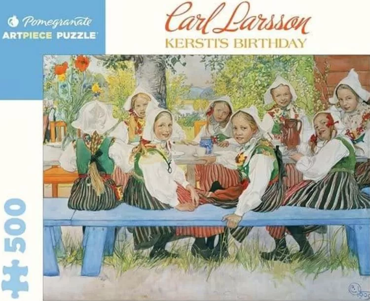 Pomegranate Art* - Carl Larsson - Kerstis Birthday - 500 Piece Jigsaw Puzzle