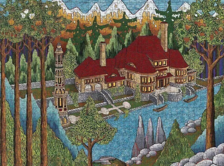 Pomegranate Art* - Cj Hurley - House Of The Minaret - 1000 Piece Jigsaw Puzzle