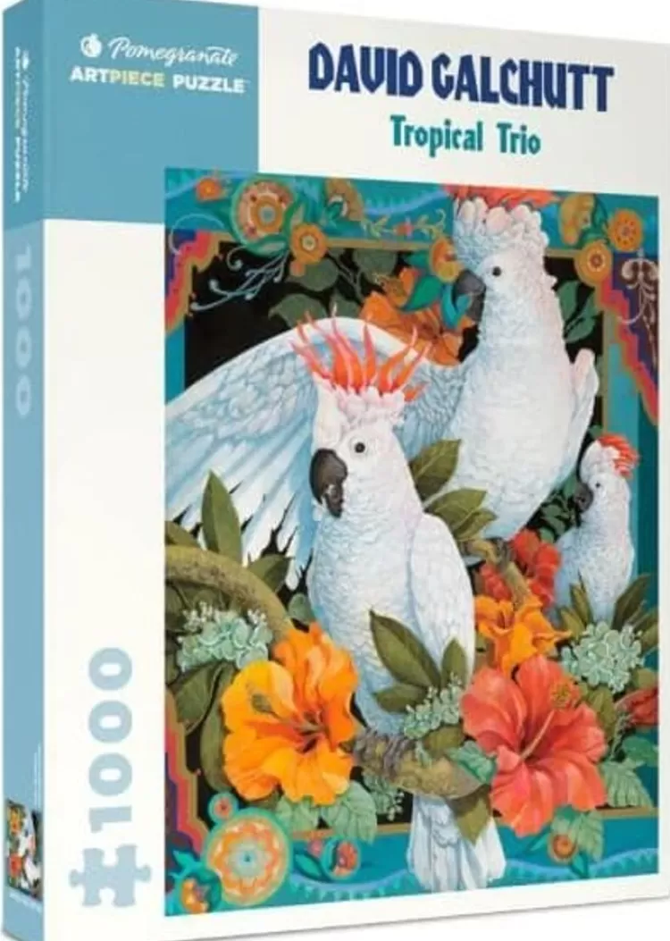 Pomegranate Art* - David Galchutt - Tropical Trio - 1000 Piece Jigsaw Puzzle