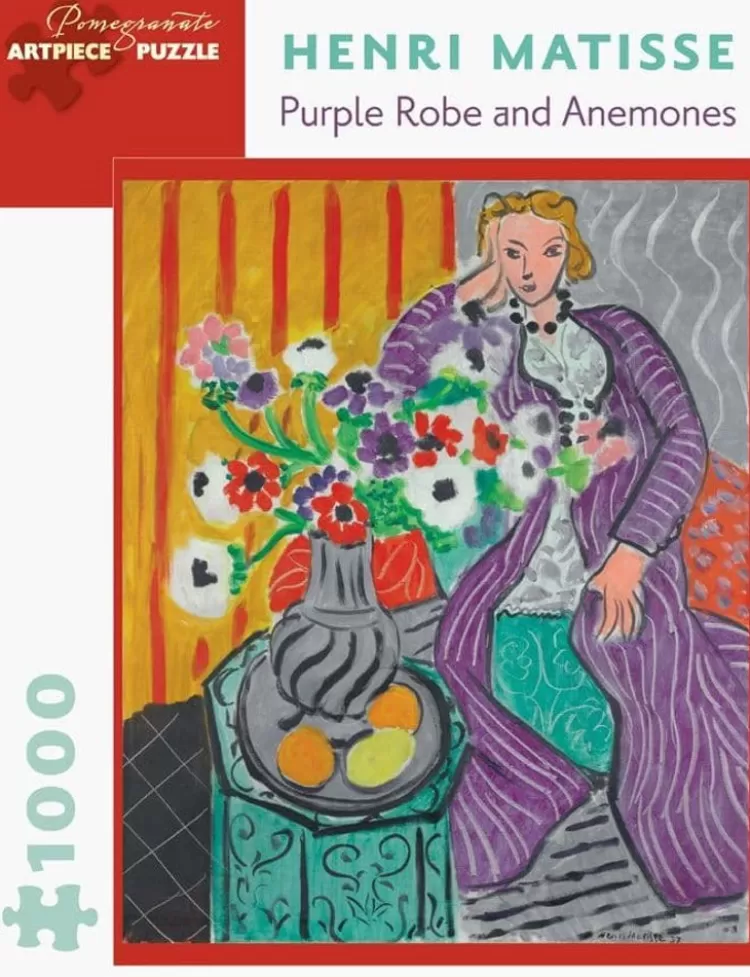 Pomegranate Flowers & Gardens* - Henri Matise - Purple Robe - 1000 Piece Jigsaw Puzzle