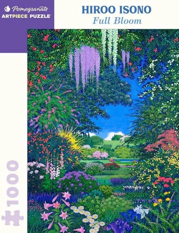 Pomegranate Flowers & Gardens* - Hiroo Isono - Full Bloom - 1000 Piece Jigsaw Puzzle