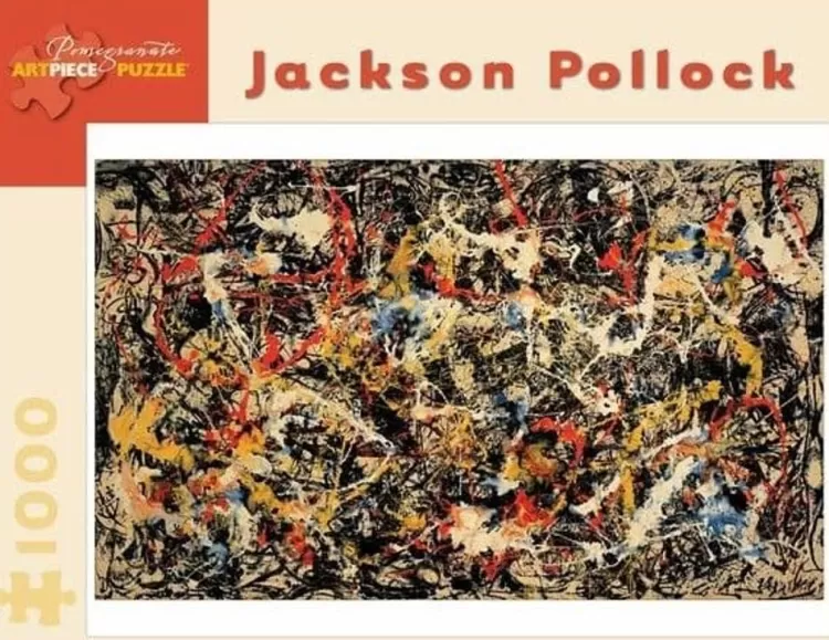 Pomegranate Challenging* - Jackson Pollock - Convergence - 1000 Piece Jigsaw Puzzle