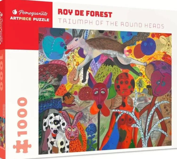 Pomegranate Art* - Roy De Forest - Triumph Of The Round Heads - 1000 Piece Jigsaw Puzzle