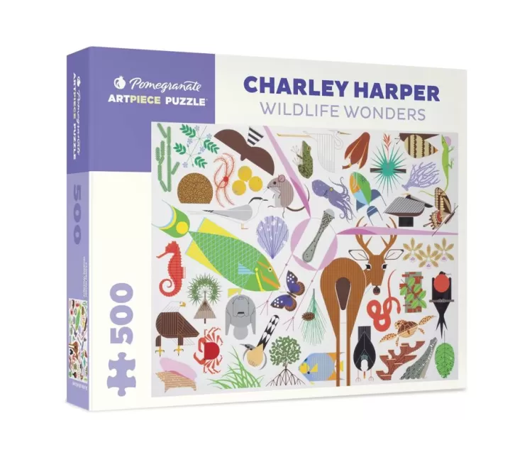 Pomegranate Animals & Wildlife*Pomegrante - Charley Harper -Wildlife Wonders - 500 Pieces