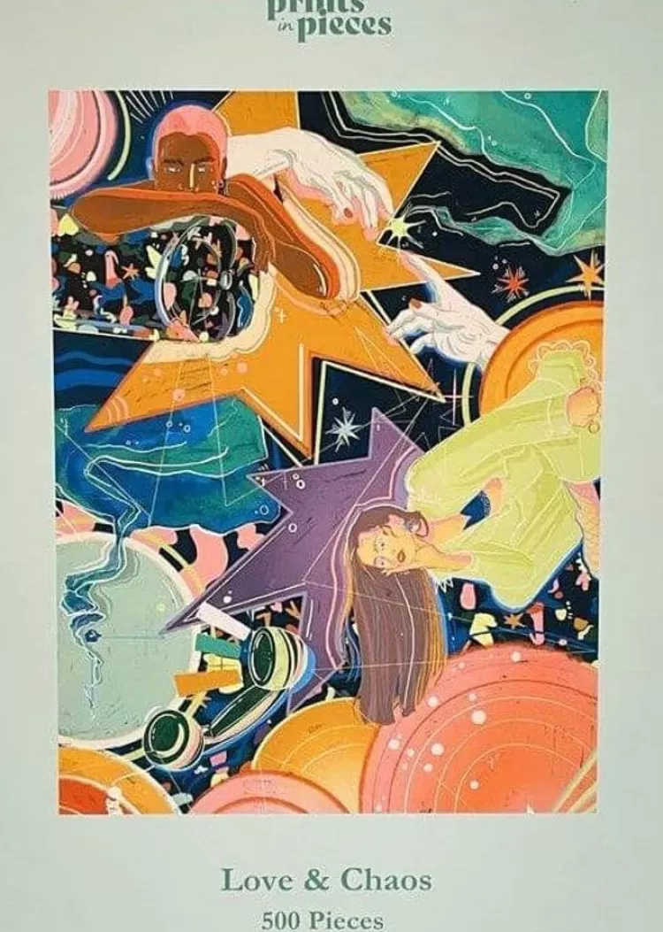 Prints in Pieces Art* - Love And Chaos - 500 Piece Jigsaw Puzzle