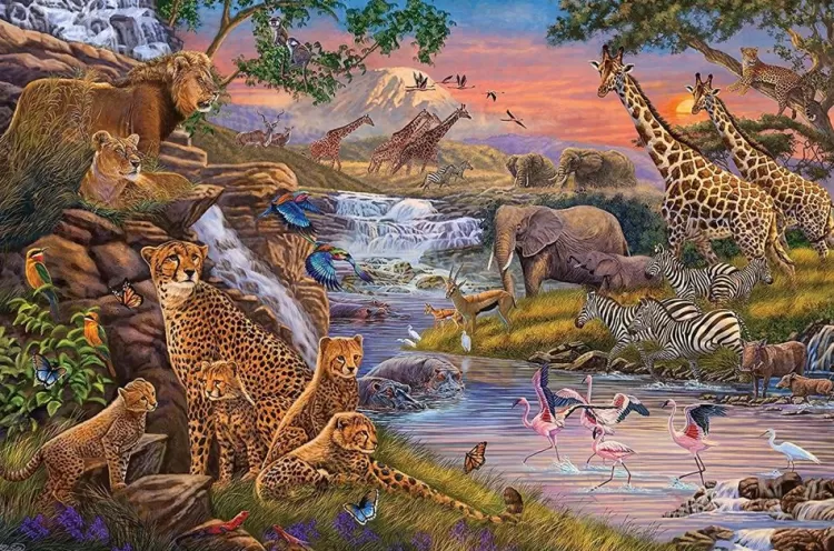 Ravensburger Animals & Wildlife* - Animal Kingdom- 3000 Piece Jigsaw Puzzle