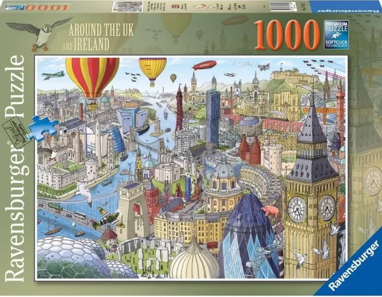 Ravensburger Locations & Buildings* - Around The Uk & Ireland - 1000 Piece Jigsaw Puzzle