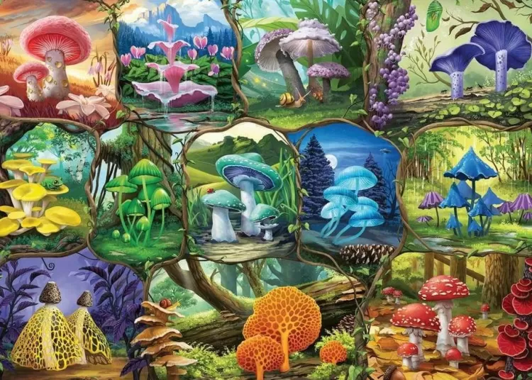 Ravensburger Food & Drink* - Beautiful Mushrooms - 1000 Piece Jigsaw Puzzle