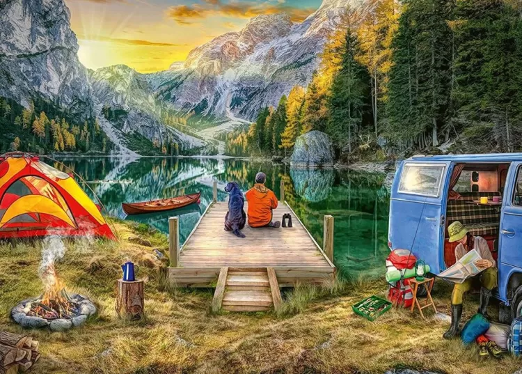 Ravensburger Pastimes* - Calm Campsite - 1000 Piece Jigsaw Puzzle