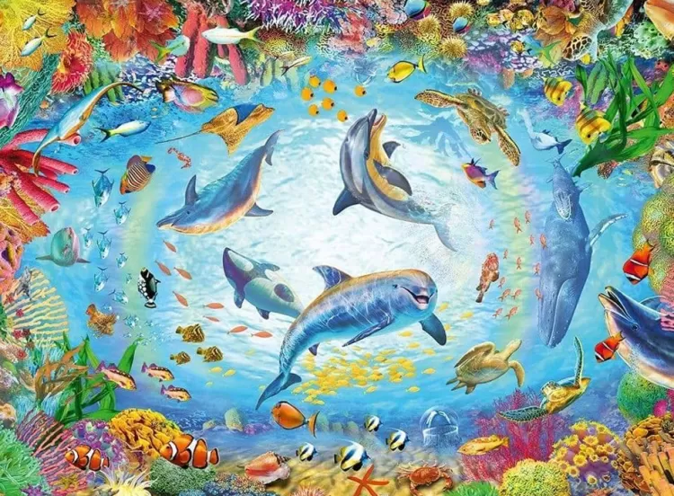 Ravensburger Animals & Wildlife* - Cave Dive - 500 Piece Jigsaw Puzzle