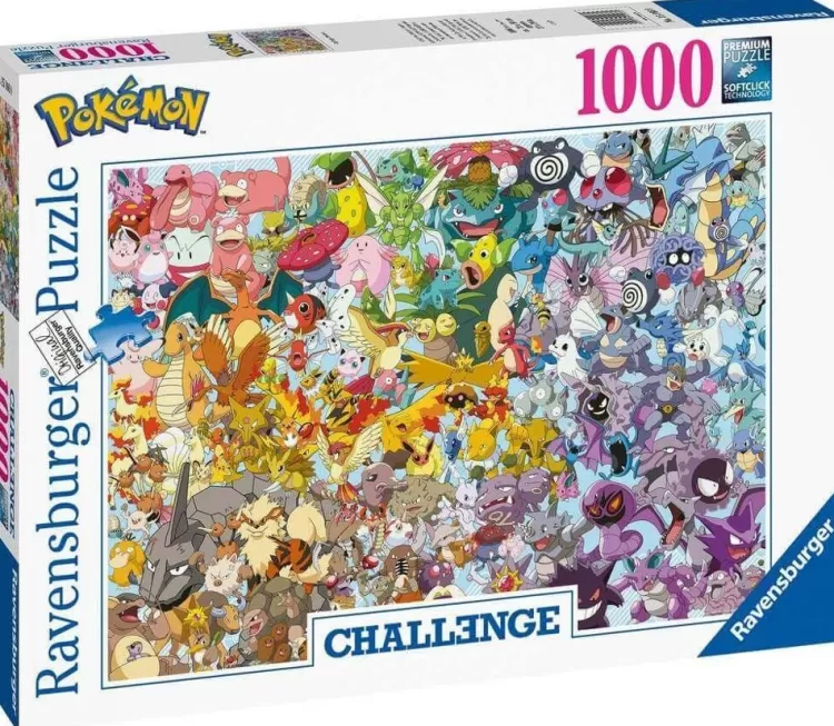 Ravensburger Sound & Screen* - Challenge - Pokemon - 1000 Piece Jigsaw Puzzle