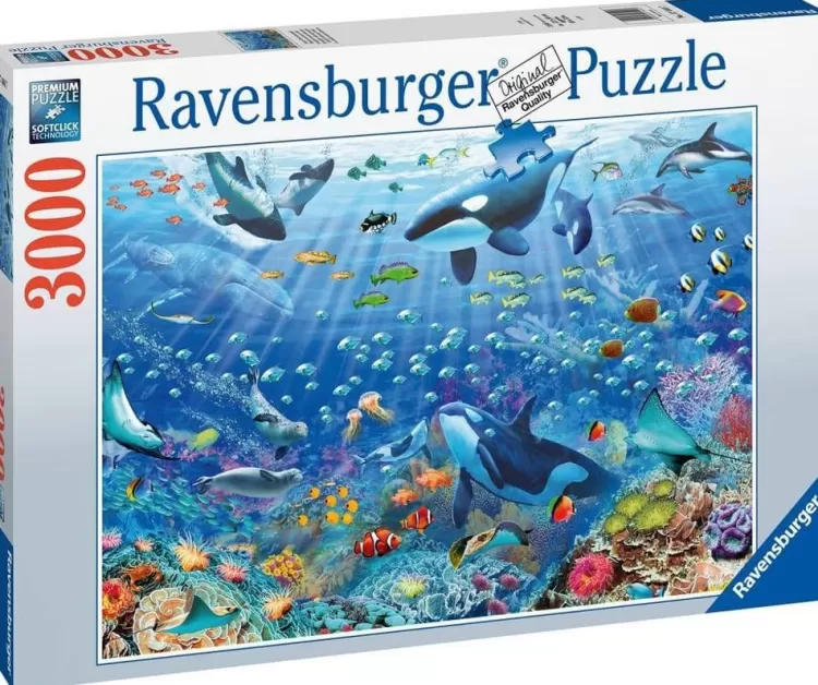 Ravensburger Animals & Wildlife* - Colourful Underwater World - 3000 Piece Jigsaw Puzzle