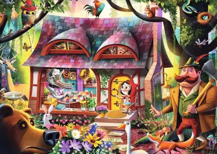 Ravensburger Sound & Screen* - Come In, Red Riding Hood - 1000 Piece Jigsaw Puzzle