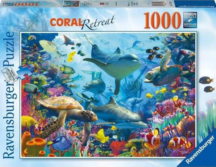 Ravensburger Animals & Wildlife* - Coral Reef Retreat - 1000 Piece Jigsaw Puzzle