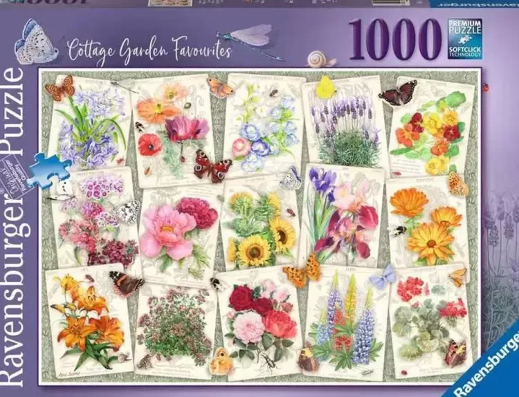 Ravensburger Flowers & Gardens* - Country Garden Favourites - 1000 Piece Jigsaw Puzzle