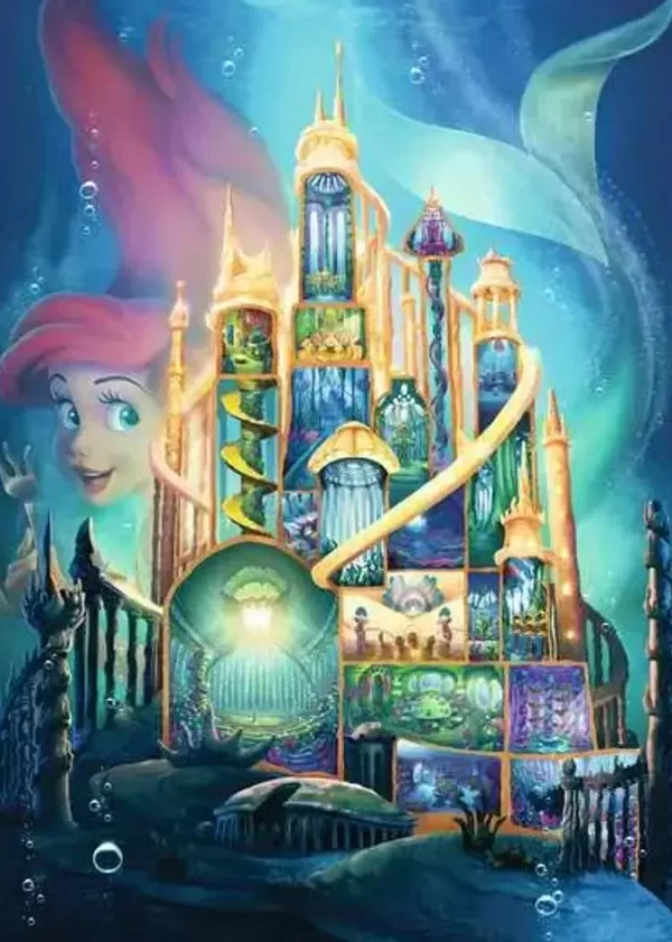 Ravensburger Sound & Screen* - Disney Ariel Castle - 1000 Piece Jigsaw Puzzle