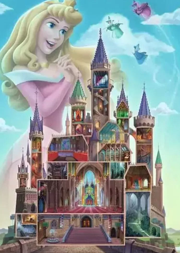 Ravensburger Sound & Screen* - Disney Aurora Castle - 1000 Piece Jigsaw Puzzle