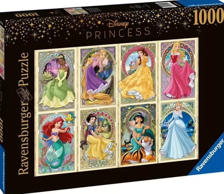 Ravensburger Sound & Screen* - Disney Princesses - Art Nouveau - 1000 Piece Jigsaw Puzzle