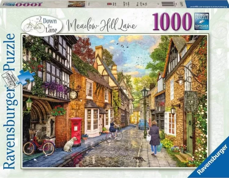 Ravensburger Flowers & Gardens* - Down The Lane No.2 Meadow Hill Lane - 1000 Piece Jigsaw Puzzle