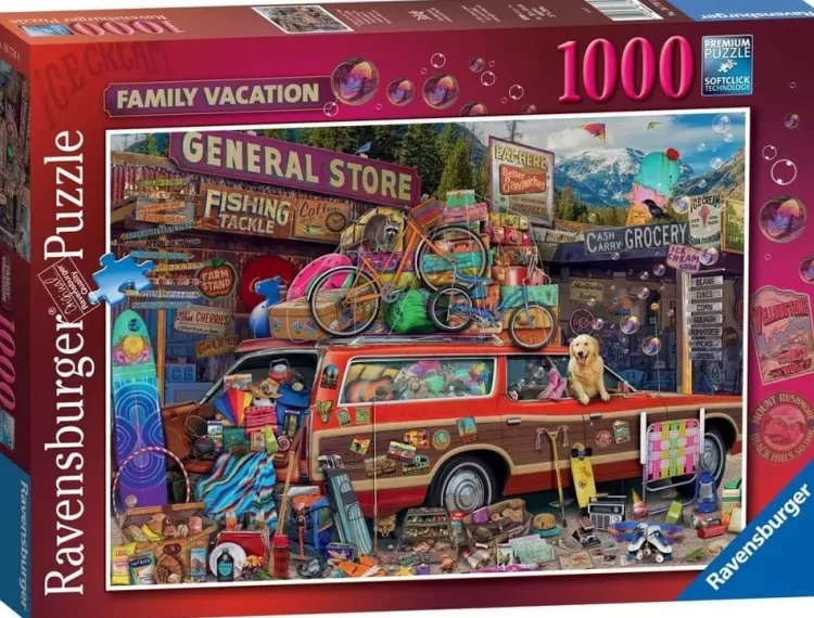 Ravensburger Pastimes* - Family Vacation 1000 Piece Jigsaw Puzzle