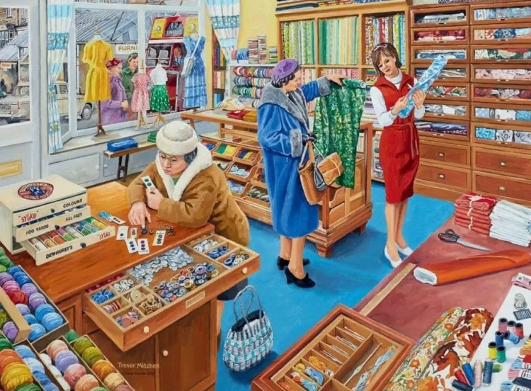 Ravensburger Yorkshire* - Happy Days At Work - The Haberdasher - 500 Piece Jigsaw Puzzle