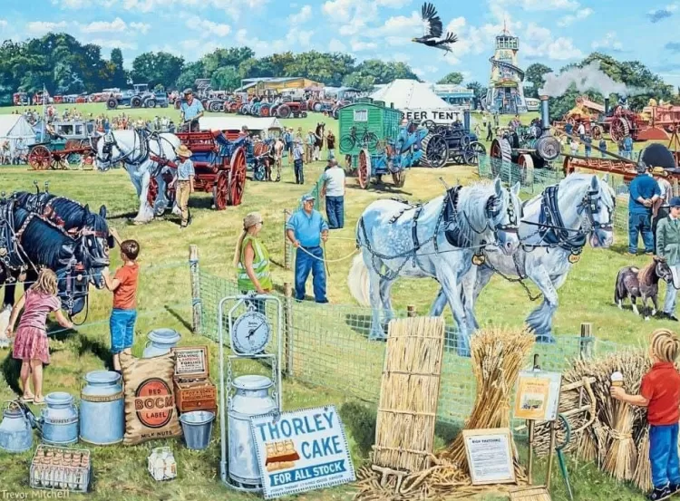 Ravensburger Yorkshire* - Happy Days No 3 - Countryside Nostalgia 4 X 500 Piece Jigsaw Puzzle