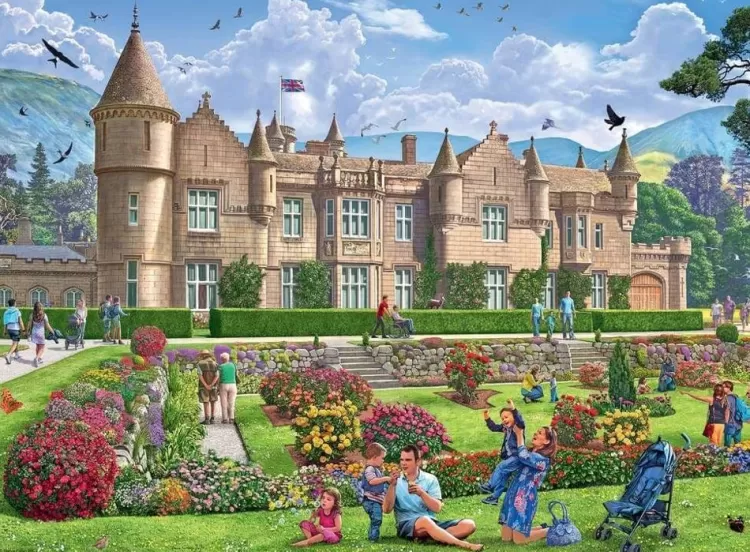 Ravensburger Royal* - Happy Days No 5 Royal Residences - 4 X 500 Piece Jigsaw Puzzle