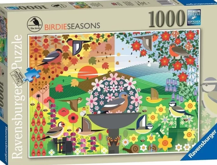 Ravensburger Animals & Wildlife* - I Like Birds - Birdie Seasons - 1000 Piece Jigsaw Puzzle