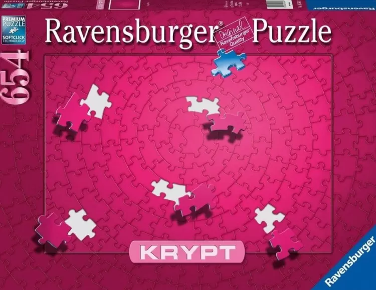 Ravensburger Challenging* - Krypt Pink, 654 Piece Jigsaw Puzzle