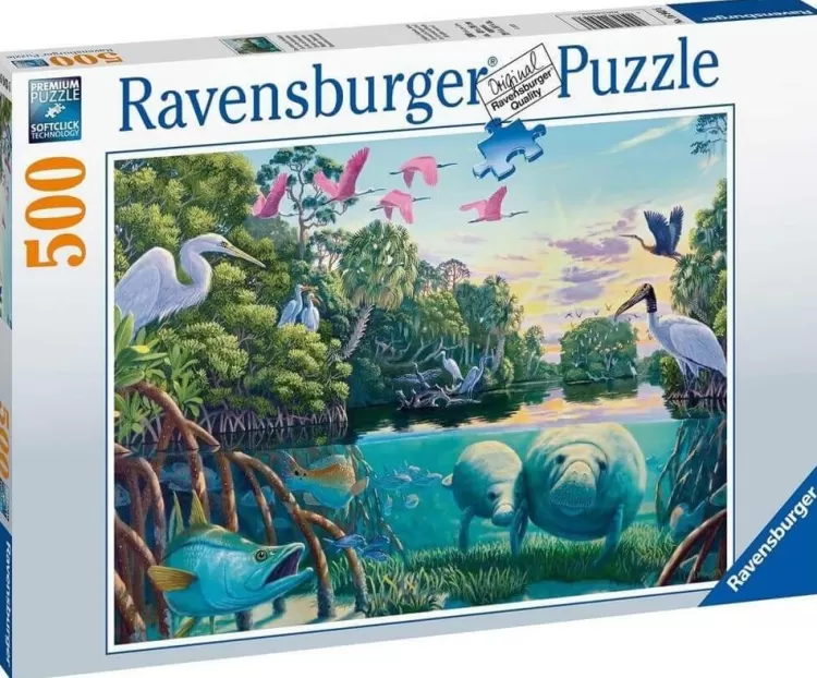 Ravensburger Animals & Wildlife* - Manatee Moments - 500 Piece Jigsaw Puzzle