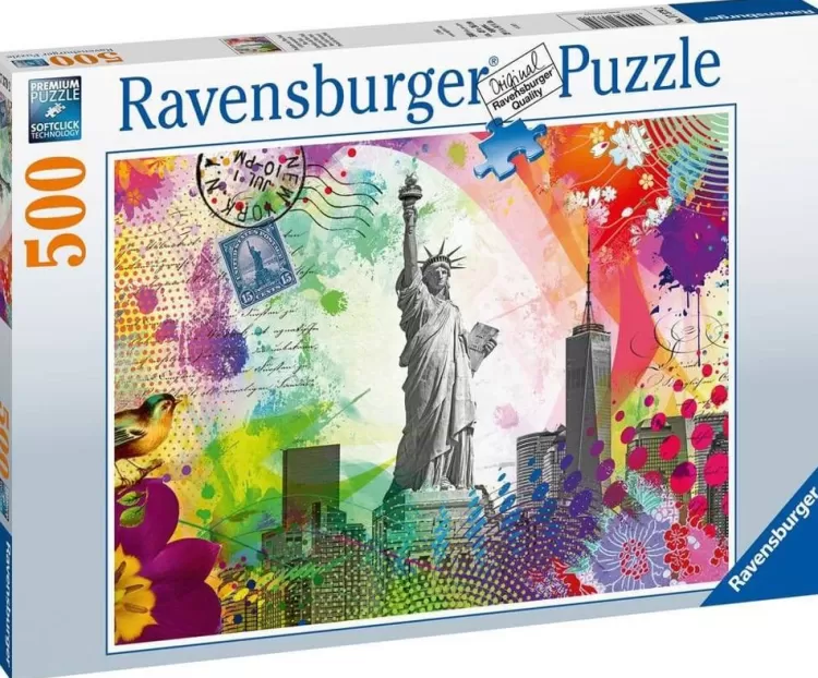 Ravensburger Locations & Buildings* - New York Postcard - 500 Piece Jigsaw Puzzle