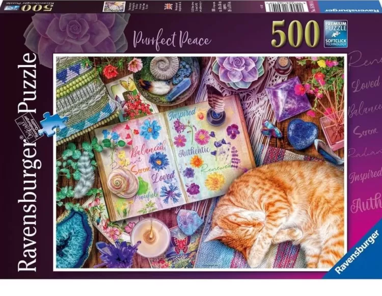 Ravensburger Animals & Wildlife* - Purrfect Peace - 500 Piece Jigsaw Puzzle