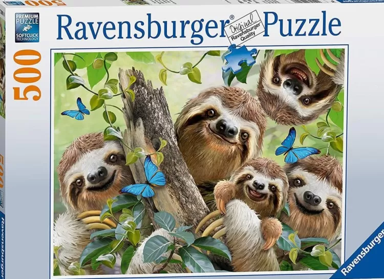 Ravensburger Humour* - Sloth Selfie - 500 Piece Jigsaw Puzzle