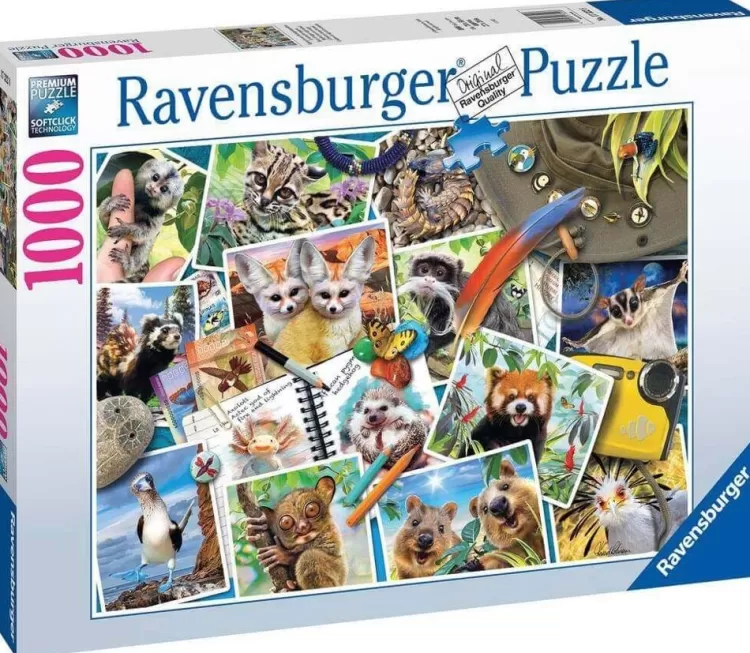 Ravensburger Animals & Wildlife* - Traveller'S Animal Journal - 1000 Piece Jigsaw Puzzle