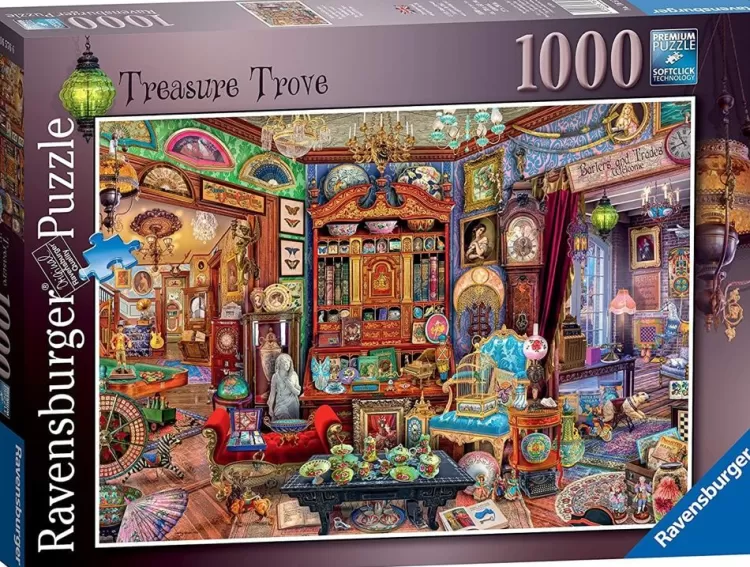 Ravensburger Challenging* - Treasure Trove - 1000 Piece Jigsaw Puzzle