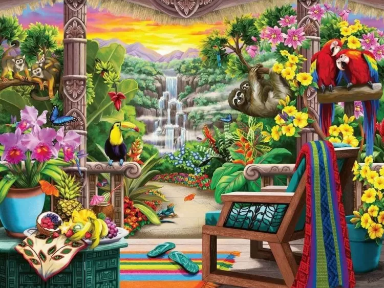 Ravensburger Animals & Wildlife* - Tropical Retreat - 750Xl Piece Jigsaw Puzzle