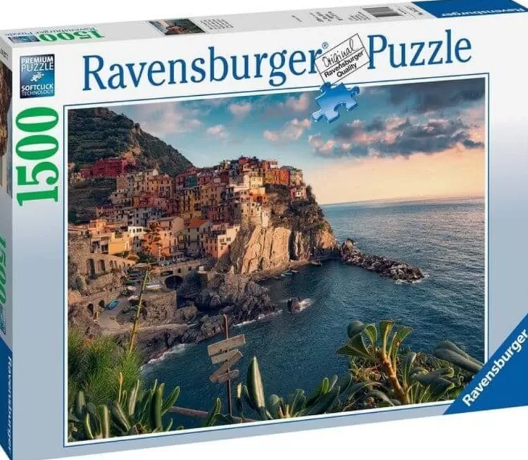 Ravensburger Locations & Buildings* - View Of Cinque Terre Italy - 1500 Piece Jigsaw Puzzle