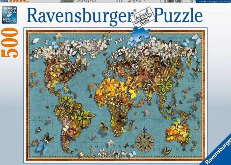 Ravensburger Animals & Wildlife* - World Of Butterflies - 500 Piece Jigsaw Puzzle