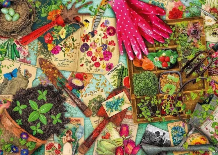 Schmidt Flowers & Gardens* - Aimee Stewart - Everything For The Garden - 1000 Piece Jigsaw Puzzle