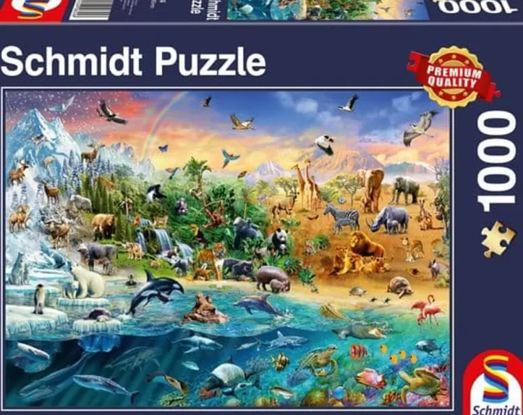 Schmidt Animals & Wildlife* - Animal Kingdom - 1000 Piece Jigsaw Puzzle