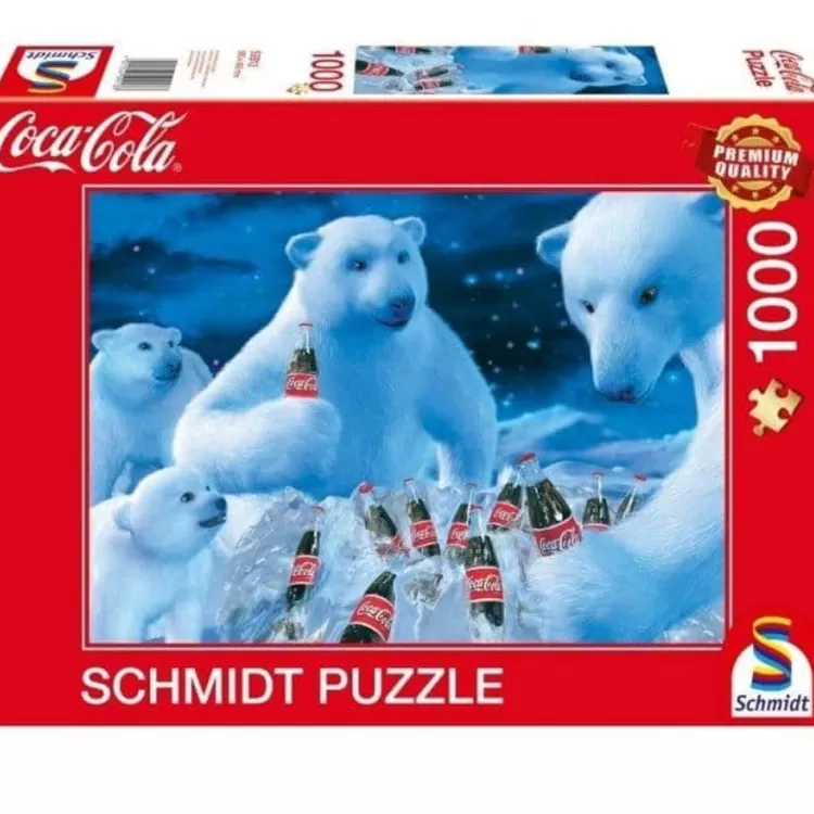 Schmidt Nostalgia* - Coca Cola Polar Bears - 1000 Piece Jigsaw Puzzle