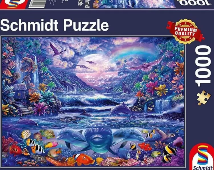 Schmidt Space* - Moonlight Oasis - 1000 Piece Jigsaw Puzzle