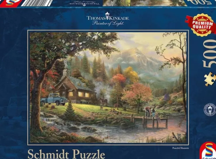 Schmidt Cottages* - Thomas Kinkade - Peaceful Moments - 500 Piece Jigsaw Puzzle