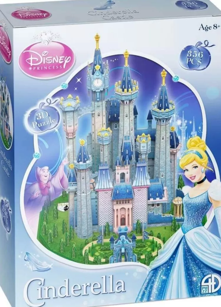 University Games Disney* - Disney Cinderella Castle - 356 Piece Jigsaw Puzzle