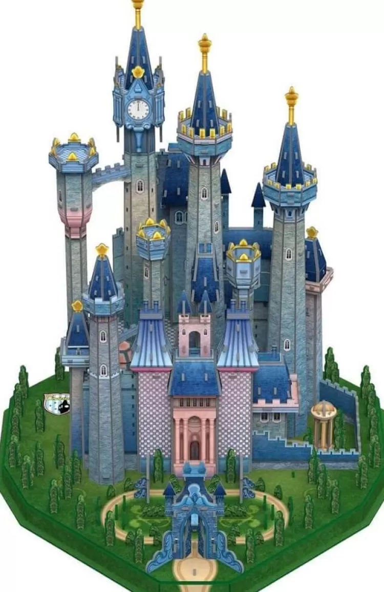 University Games Disney* - Disney Cinderella Castle - 356 Piece Jigsaw Puzzle